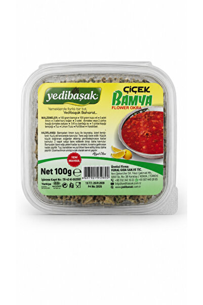Yedibaşak Baharat Kuru Çiçek Bamya 100g
