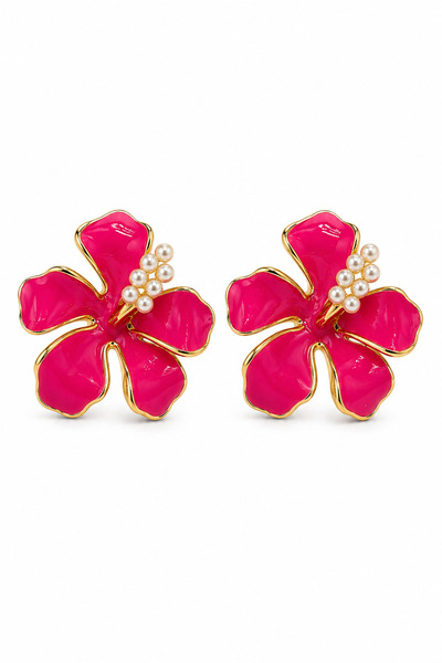 Jack Ferrero Summer luxury enamel earrings