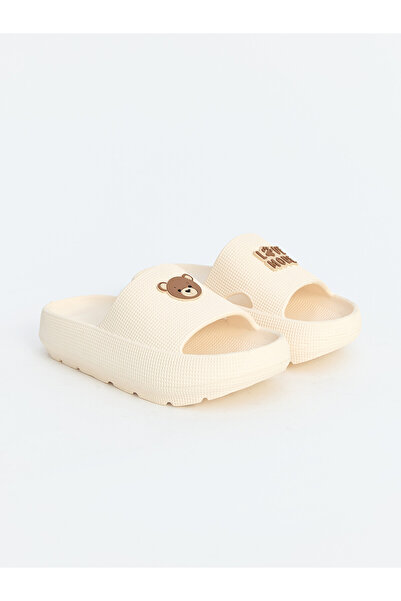 LC Waikiki Alita City Lcw Steps Beige Girls' Slippers with a Difference