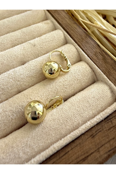 auroras.accessories Xuping Gold Topçuk Küpe