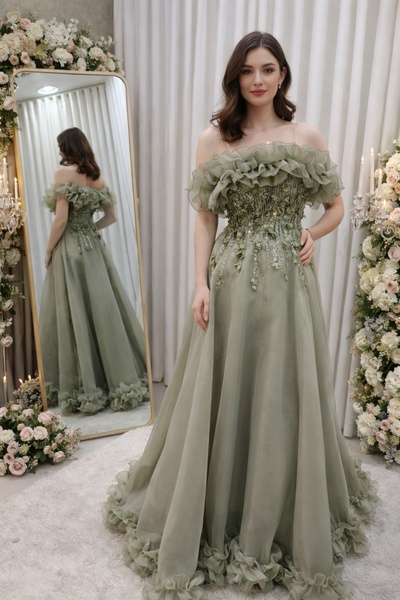 shahad fashion Forest Fairy Style Evening Dress Romantic Soft Fantasy Touch