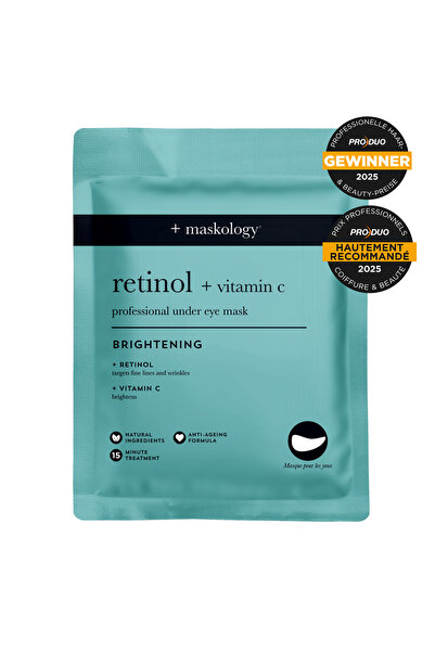 HiveofBeauty MASKOLOGY – Professional Hydrogel Eye Mask with Retinol + Vitami...