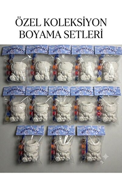 The Art Of Casting 1 ADET SEVİMLİ KOYUN ÇOCUK KALEMLİK BOYAMA SETİ , DOĞUM GÜ...
