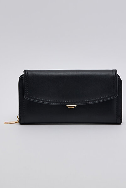R&B Zippered Flap Wallet
