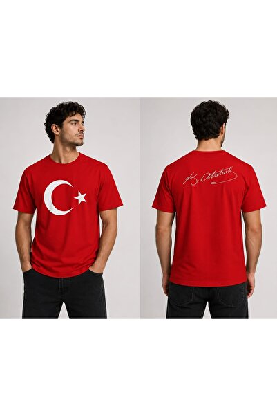 HESCO Ataturk Signed Dtf Printed T-Shirt