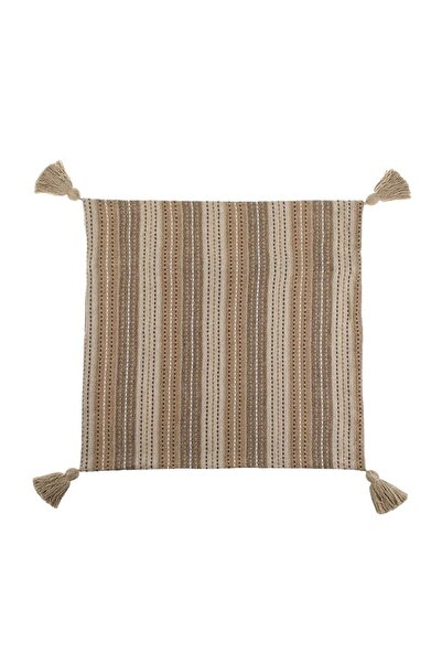 OEM Față de pernă decorativă, Multicolor, 43 x 42, Cu ciucuri, cu fermoar, ca...