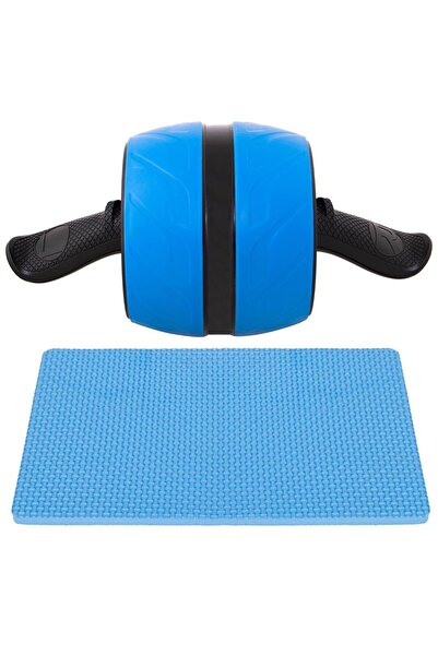 Spokey Roata pentru abdomene cu sistem de retractare Springos, include covora...