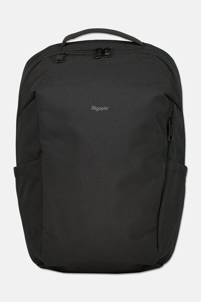 Algspar Men Brand Logo Backpack, Black