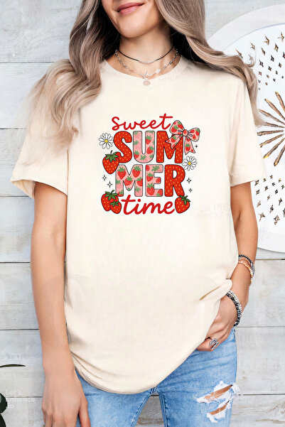 Sarah's Boutique Women's T-shirt – 100% cotton – Sweet Summertime