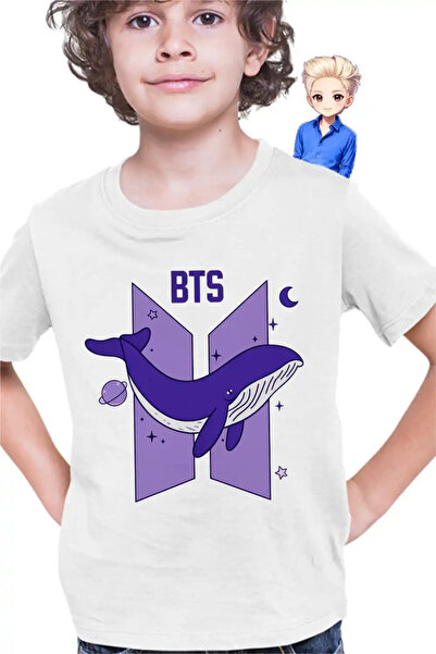 OEM Tricou Copii Baieti Kpop BTS Universe Whale