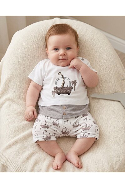 voyyo kids baby Baby Boy Summer Clothes Newborn 0-3-6-9 Months T-Shirt Shorts...