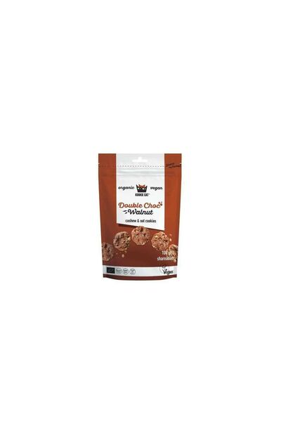 Kookie Cat Biscuiți fără gluten cu ciocolată și nuci, 100 g, bio