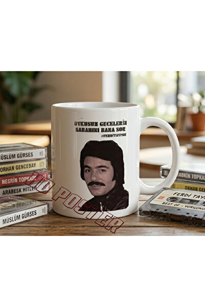 HD POSTER Ferdi Tayfur Uykusuz gecelerin sabahını bana sor Baskılı Hediyelik ...