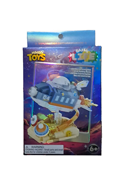 Miniso Licensed Exploration Astronautics Series Game Block Spaceship – Educat...