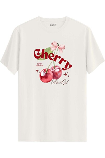 Colermi Cherry Sweet Girl Printed T-Shirt