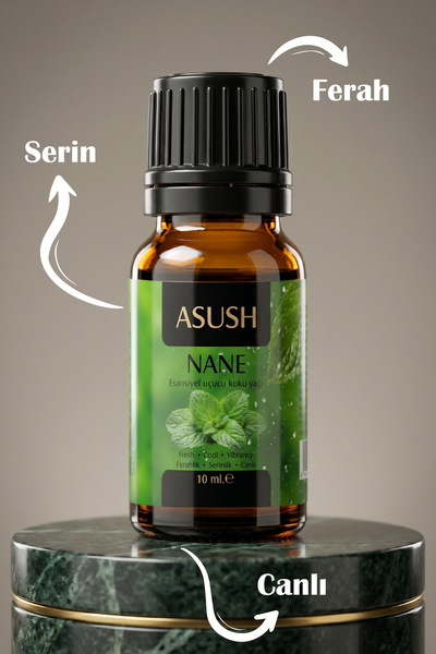 ASUSH Nane Esansiyel Yağ 10 ML – Ferah, Keskin ve Aromatik Bitki Kokusu