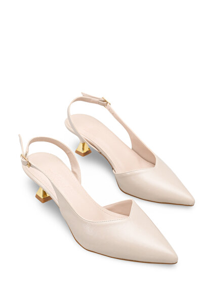 Riccon Luna Sola Women's Pointed Toe Open Back Thin Heeled Shoes 00126003