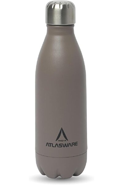 Atlasware Premium Stainless Steel Water Bottle, 350ml, Double-Wall Insulated,...