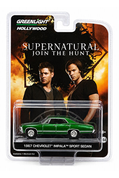 Greenlight Collectibles هوليوود سوبرناتشورال جرين ماشين تشيس 1967 شيفروليه إم...