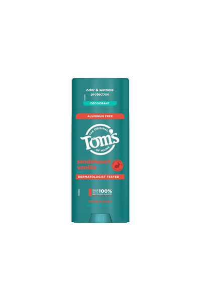 tom's of maine Sandal Ağacı ve Vanilya Kokulu Doğal Deodorant Stick 3.25Oz / ...