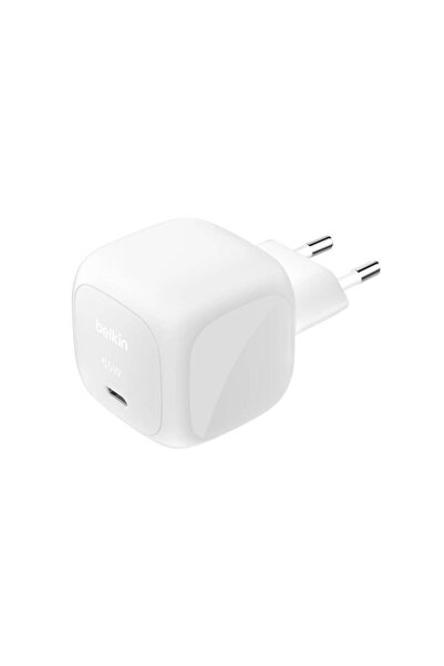 Belkin USB-C Duvar Hızlı Şarj Cihazı (65W, Beyaz)