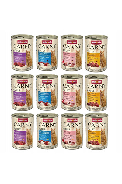 Animonda Carny Adult amestec de arome pentru pisici 12x400g
