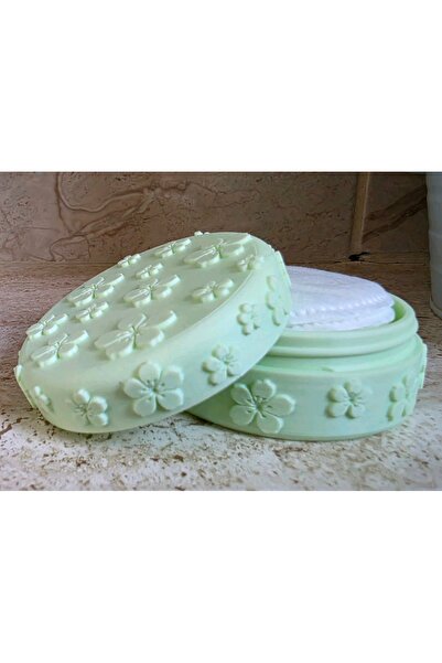 DU&ER Floral Patterned Cotton Pad Storage Box |   Travel Type Makeup Pad Orga...