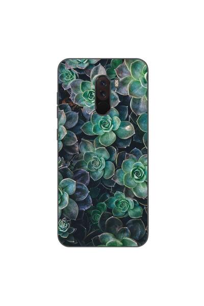 OEM Case compatible with Xiaomi Pocophone F1 Silicone Gel Tpu Rock Flowers Pa...