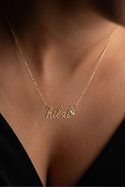 beonejewelry 925 Ayar Gümüş Kişiye Özel El Yazısı İsim Yazılı Arı Figürlü Kolye