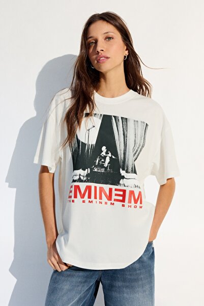 Bershka Oversize EMINEM tişört
