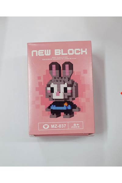 TOYSTAR 3D New Bricks Mini Yapi Bloklari Lego, Judy Rabbit Figür Karakteri Block