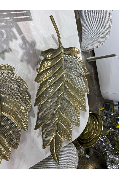 KARCILAR HOME STORE eskitme gold tepsi dekor tabak görünümlü