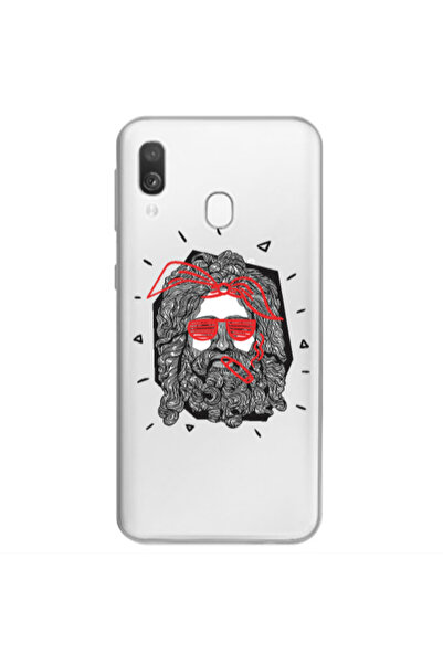 Other Samsung A40 Cool glasses Transparent Silicone TPU Θήκη