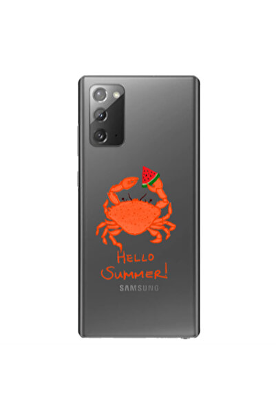 Other Samsung Note 20 Hello Summer! Transparent Silicone TPU Θήκη