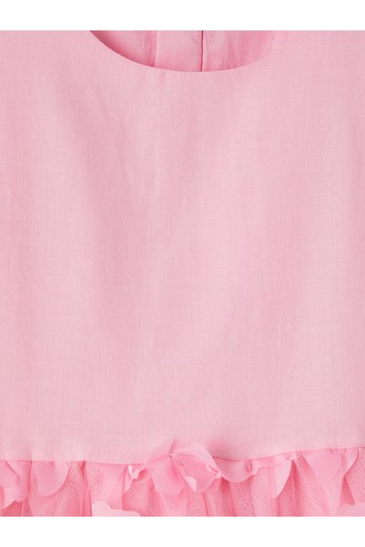 LC Waikiki Seray New Season Butterfly Detailed Girls' Tutu Dress