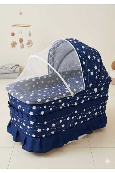 Joey Baby Portatif Sallanabilir Cibinlikli Bebek Beşiği