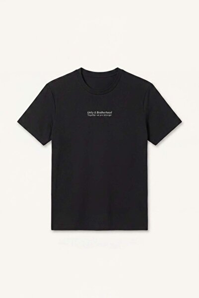 DeFacto Tricou negru cu mânecă scurtă, cu imprimeu, cu gât crew, supradimensi...