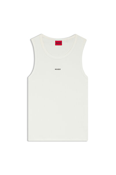 HUGO Beyaz Erkek Slim Fit T-Shirt 50563744 Dapota