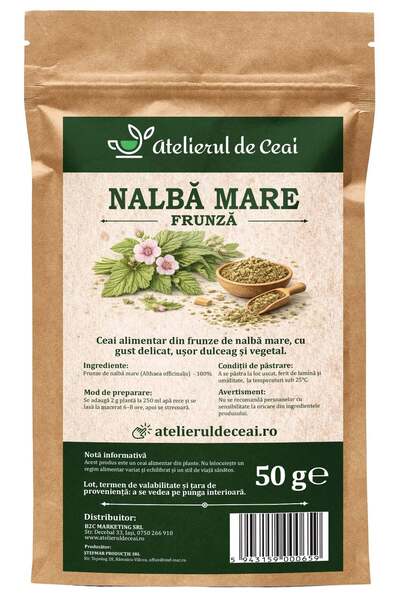 atelierul de ceai Ceai de frunze de nalbă mare