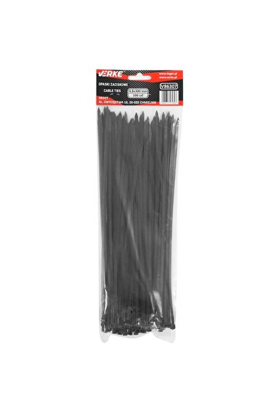 VERKE Set de cleme, Verke, V86307, 100 bucăți, 4.8x300 mm
