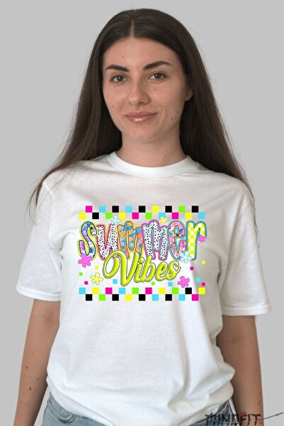 GILDAN Summer Vibes Neon Summer T-Shirt