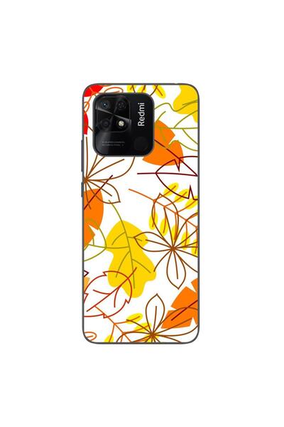 OEM Case compatible with Xiaomi Redmi 10C Silicon Gel Tpu Pattern Autumn Vivi...