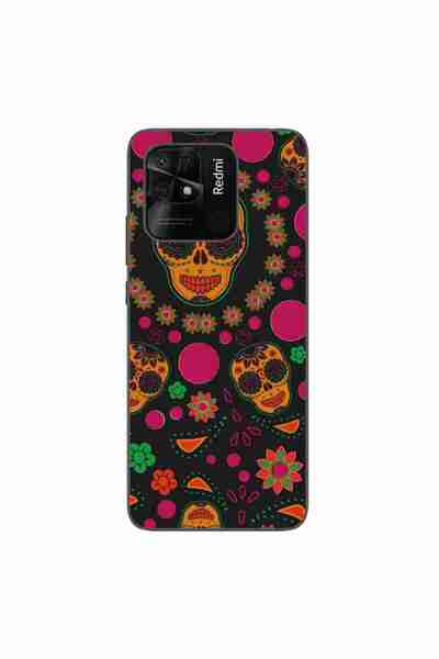 OEM Case compatible with Xiaomi Redmi 10C Silicone Gel Tpu Model Halloween Fl...