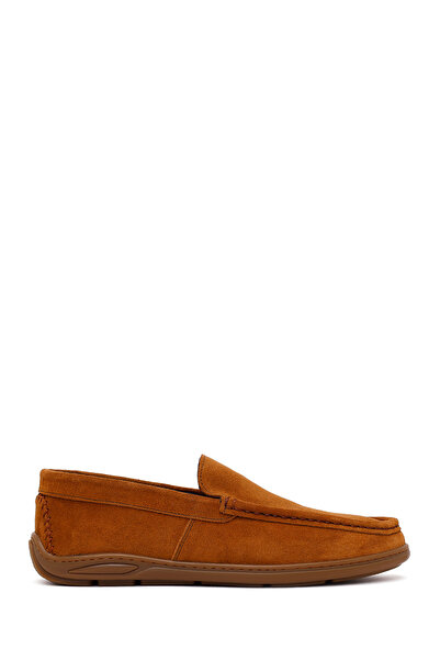 Derimod Loafer casual din piele de căprioară maronie pentru bărbați 26SFD660410