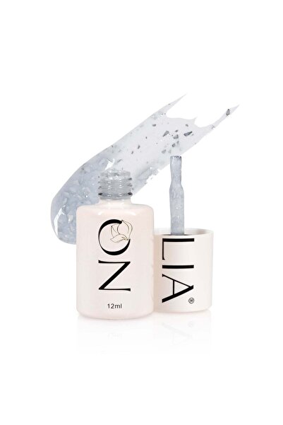 MAGNOLİA SHOP Confetti Rubber Base CRB157- GOOSE SILVER - 12ml