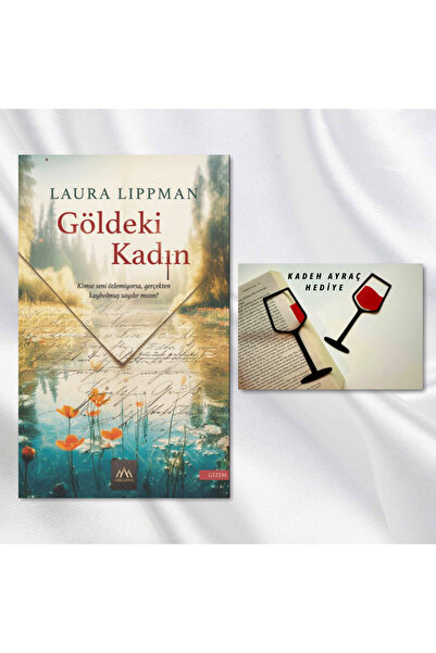 Arkadya Yayınları GÖLDEKİ KADIN / KADEH FİGÜRLÜ KİTAP AYRACI HEDİYE