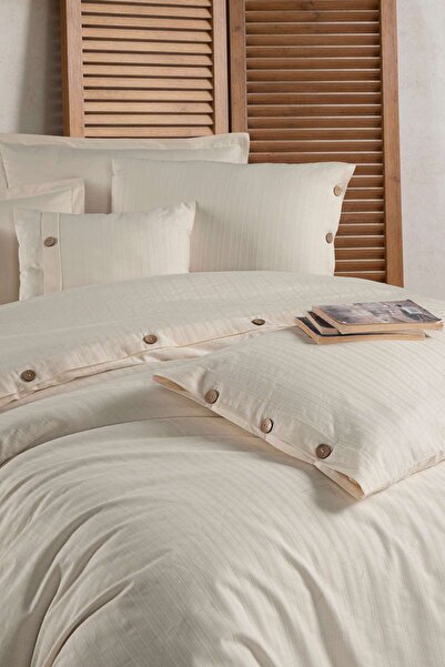 Alhabib bedding Summer Double Bedspread Cotton Turkish Beige Color Fits Bed S...
