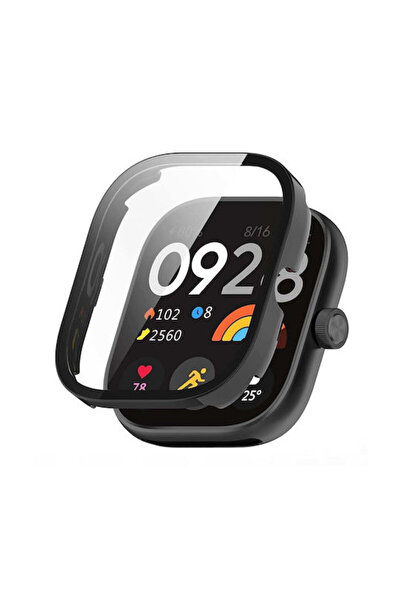Techsuit Defense360 Pro Πλαστική Θήκη με Γυαλί σε Μαύρο χρώμα για Redmi Watch 4