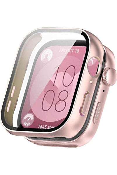 Homies Defense360 Πλαστική Προστατευτική Θήκη Ροζ Huawei Watch Fit 3