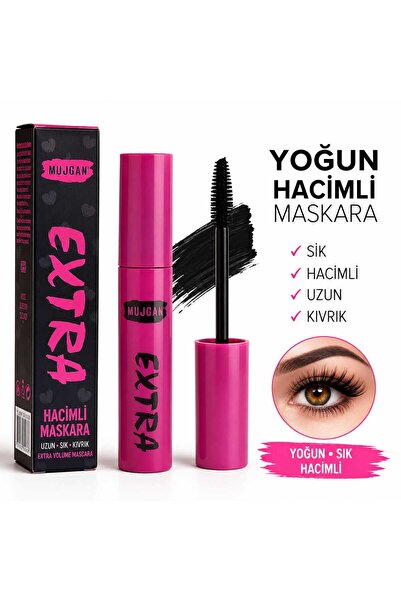 NURDAY Ultra Siyah Dolgunlaştırıcı Maskara – Hacim ve Uzunluk Etkili